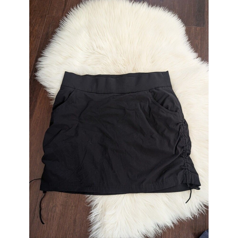 Columbia Black Skort Skirt Hiking Stretch Comfort Golf Tennis M Medium